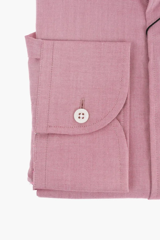 Camicia in Cotone Hopsack con Collo Francese>Corneliani Online