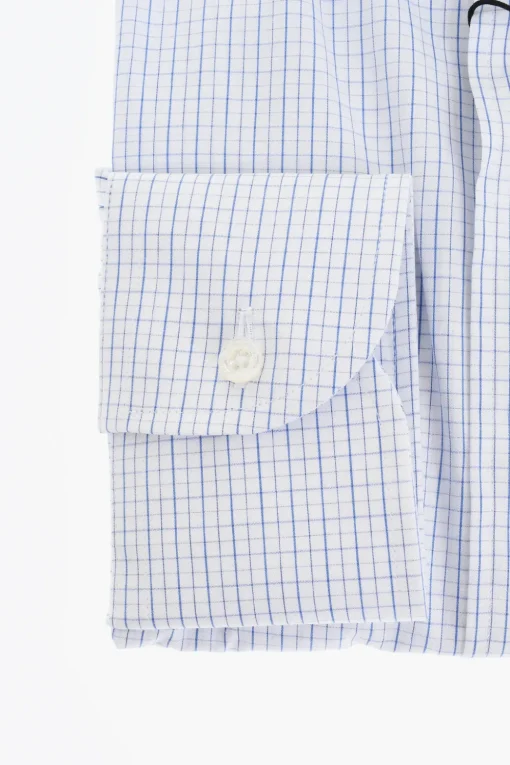 Camicia in Cotone Leggero a Quadretti>Corneliani Fashion