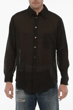 Camicia in Cotone Leggero con Taschino>Rold Skov Clearance