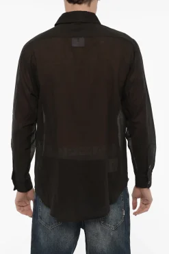 Camicia in Cotone Leggero con Taschino>Rold Skov Clearance