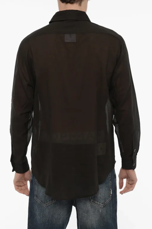 Camicia in Cotone Leggero con Taschino>Rold Skov Clearance