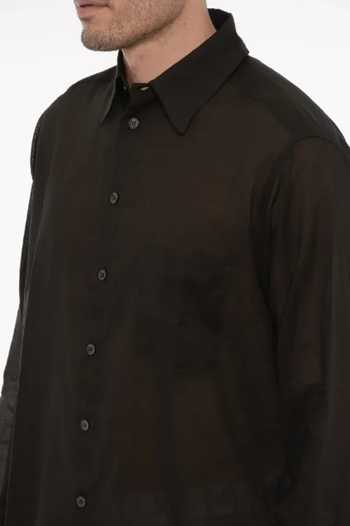 Camicia in Cotone Leggero con Taschino>Rold Skov Clearance