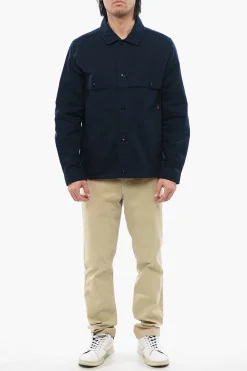 New Camicia In Cotone STAG Con Tasche Frontali Uomo Camicie