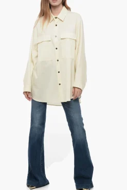 Camicia in Fresco Lana con Fit Oversize></noscript>Darkpark Fashion