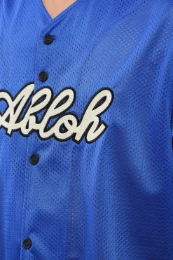 Sale Camicia in Mesh BASEBALL con Ricamo Frontale Uomo Camicie