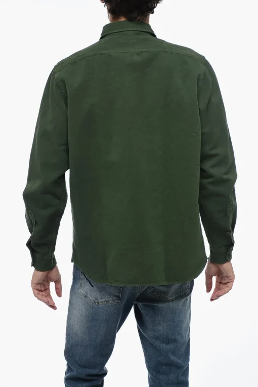 Camicia In Misto Lino A Maniche Lunghe>Fay Discount