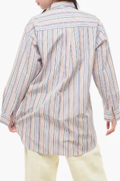 Camicia in Popeline con Fantasia a Righe>Etro Online