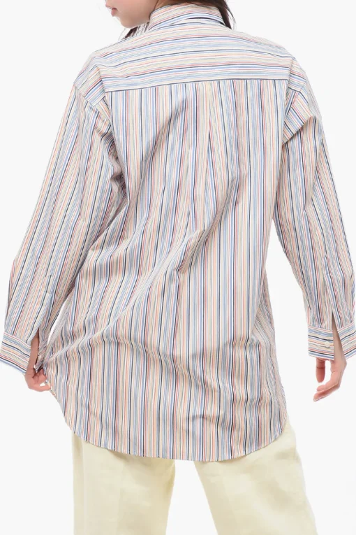 Camicia in Popeline con Fantasia a Righe>Etro Online