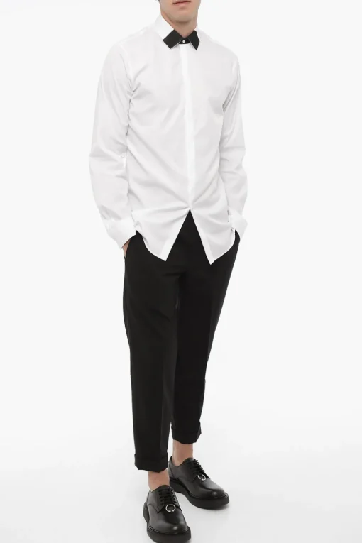 Camicia in Popeline DI Cotone Loose Fit>Neil Barrett Discount