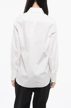 New Camicia in Poplin con Patch Donna Camicie