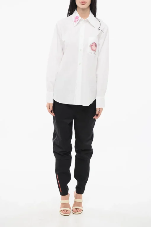 New Camicia in Poplin con Patch Donna Camicie