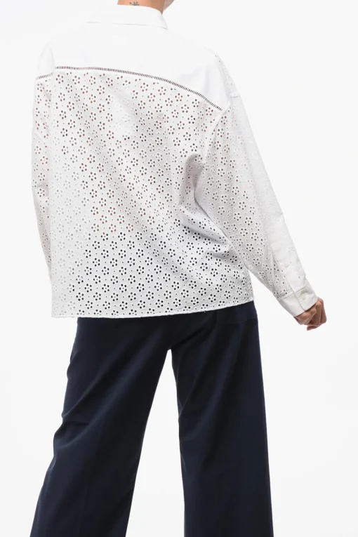 Hot Camicia in Sangallo con Taschini Donna Camicie