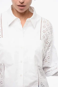 Hot Camicia in Sangallo con Taschini Donna Camicie