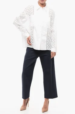 Hot Camicia in Sangallo con Taschini Donna Camicie