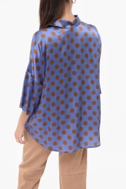 Camicia In Seta A Pois>Stephan Janson Outlet