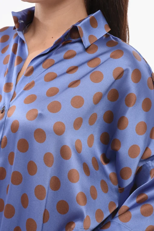 Camicia In Seta A Pois>Stephan Janson Outlet