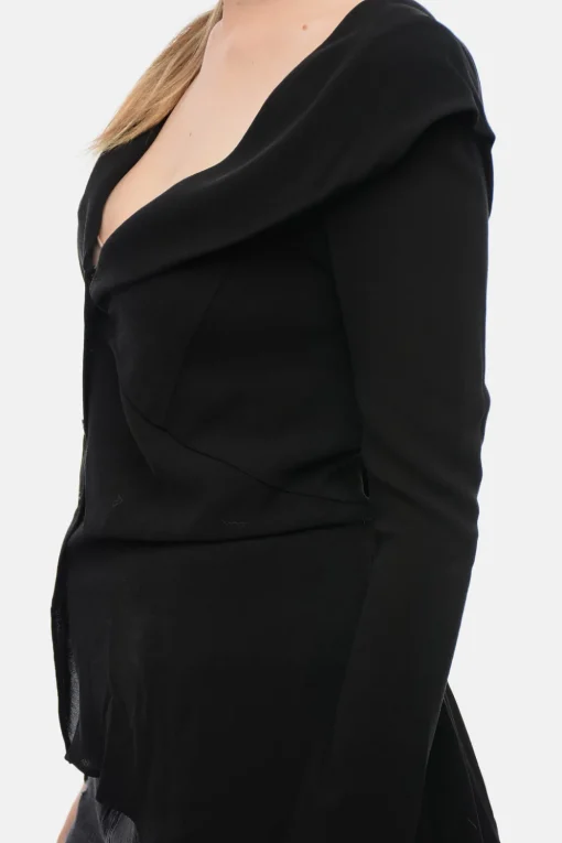 Camicia in Seta Asimmetrica con Ampia Scollatura>Stella McCartney Best