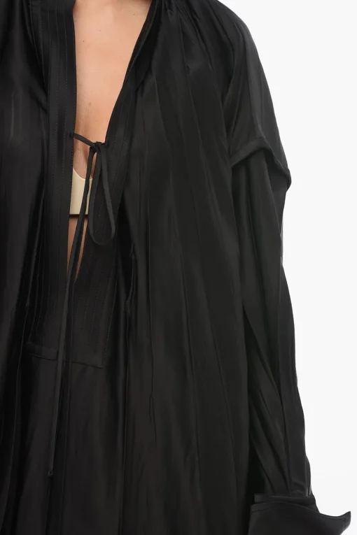 Camicia Kaftan con Pieghe>Salvatore Ferragamo Sale