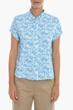 New Camicia MAJAN Bicolore Stampata Donna Camicie