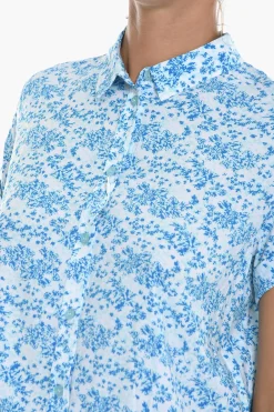 New Camicia MAJAN Bicolore Stampata Donna Camicie