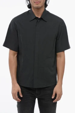 Camicia MILITARY MINIMAL in Cotone Effetto Stropicciato>Neil Barrett Hot