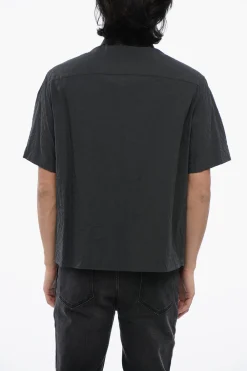 Camicia MILITARY MINIMAL in Cotone Effetto Stropicciato>Neil Barrett Hot