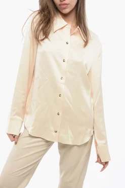 Camicia NAUM in Raso a Tinta Unita>Nanushka Outlet