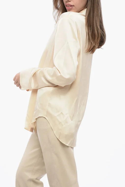 Camicia NAUM in Raso a Tinta Unita>Nanushka Outlet