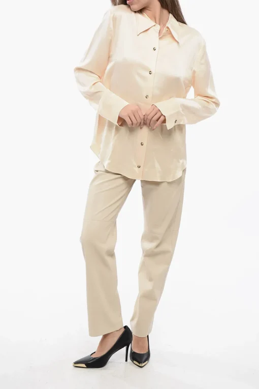 Camicia NAUM in Raso a Tinta Unita>Nanushka Outlet