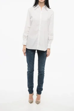 Camicia Over con Colletto Ricamato></noscript>Ermanno Scervino Discount