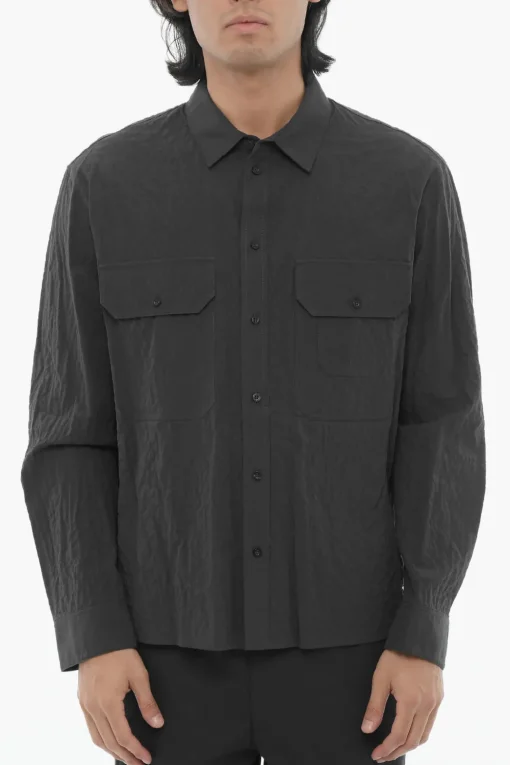 Camicia Oversize Fit con Doppio Taschino>Neil Barrett Sale