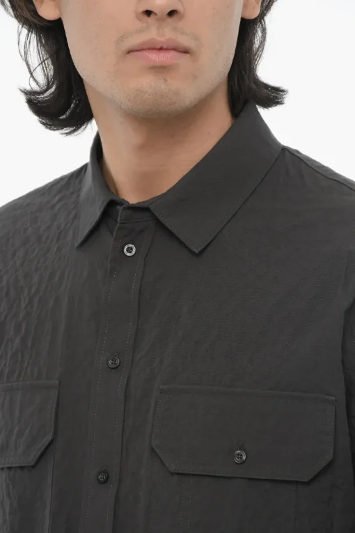 Camicia Oversize Fit con Doppio Taschino>Neil Barrett Sale