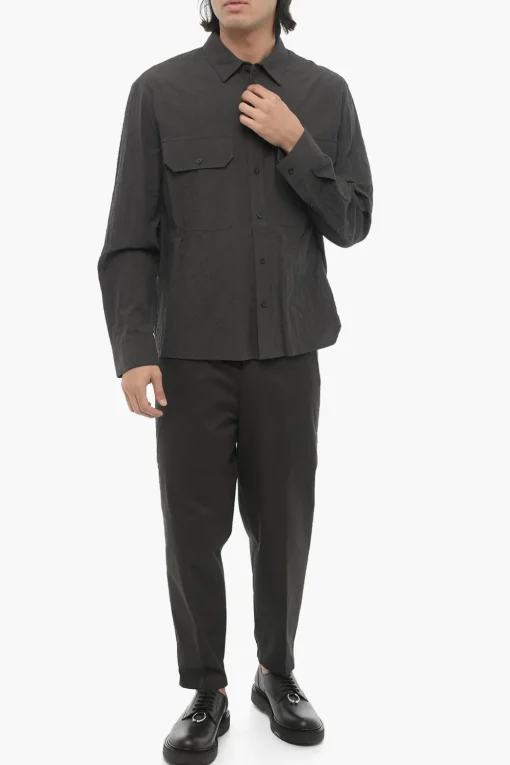 Camicia Oversize Fit con Doppio Taschino>Neil Barrett Sale