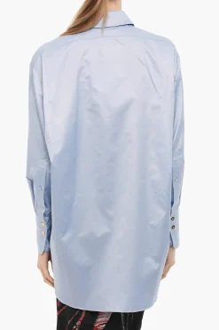 Online Camicia Oversize in Satin Donna Camicie