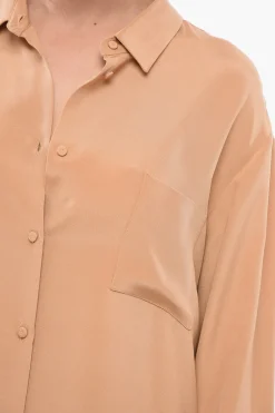 Camicia Oversize in Seta></noscript>Super Blond Fashion