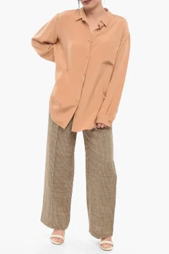 Camicia Oversize in Seta></noscript>Super Blond Fashion