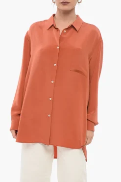 Hot Camicia Oversize in Seta Donna Camicie