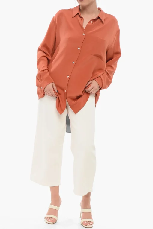Hot Camicia Oversize in Seta Donna Camicie