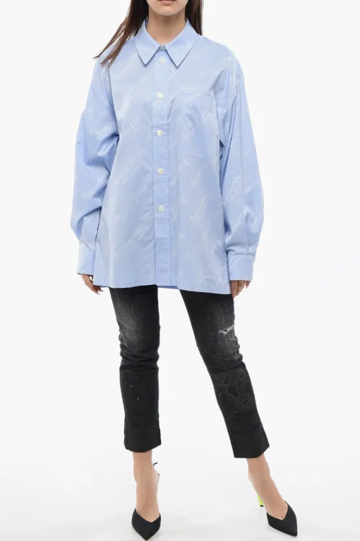 Outlet Camicia Oversized BY VERDY in Cotone Donna Camicie