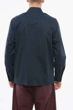 Hot Camicia PIKE In Cotone con Taschino e Bottoni a Contrasto Uomo Camicie
