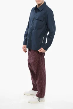 Hot Camicia PIKE In Cotone con Taschino e Bottoni a Contrasto Uomo Camicie