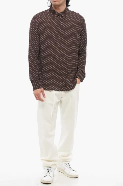 Camicia RAPPO a Pois con Abbottonatura Nascosta></noscript>Department 5 Outlet