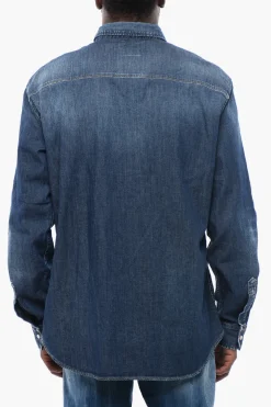 Camicia Relaxed Fit In Chambray>Dsquared2 Clearance
