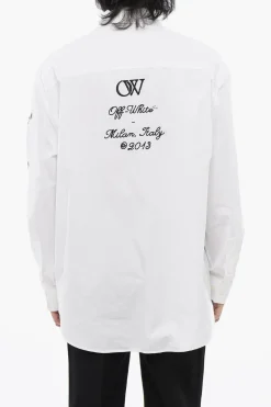 Camicia Ricamata 23 Oversize Fit>Off-White Outlet