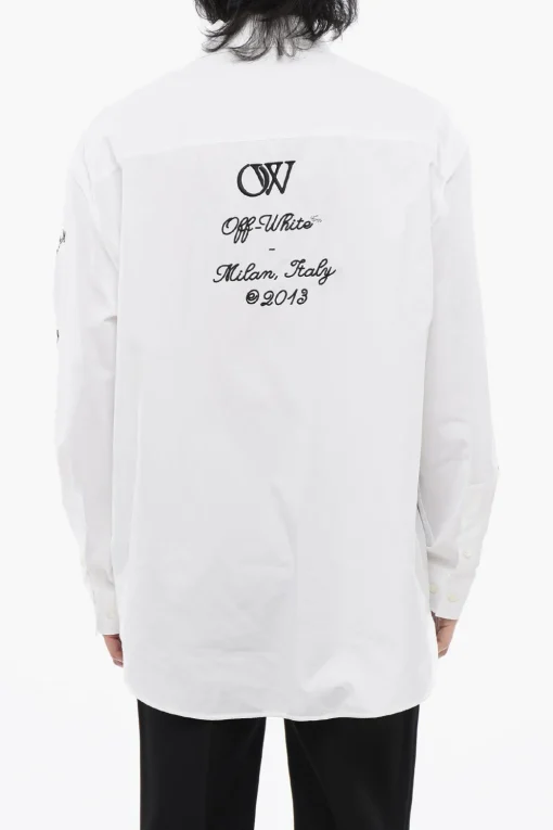 Camicia Ricamata 23 Oversize Fit>Off-White Outlet