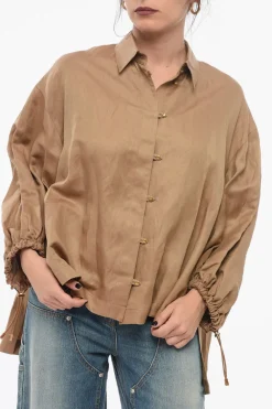 Best Camicia RODEO in Misto Lino con Coulisse Donna Camicie