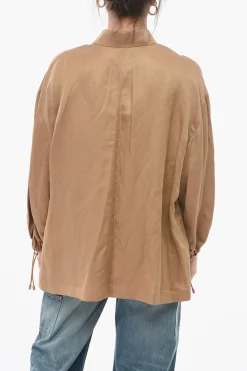 Best Camicia RODEO in Misto Lino con Coulisse Donna Camicie