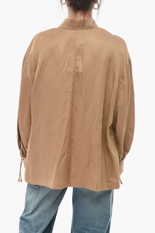 Best Camicia RODEO in Misto Lino con Coulisse Donna Camicie