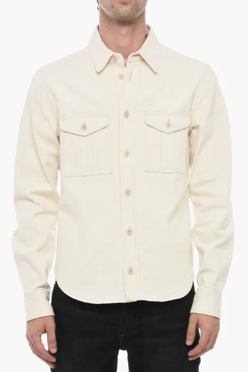 Camicia Sahariana ENOAH in Denim>Isabel Marant Discount
