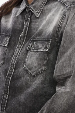 Camicia Sahariana POLICEMAN in Denim Stone Washed></noscript>Dsquared2 Hot